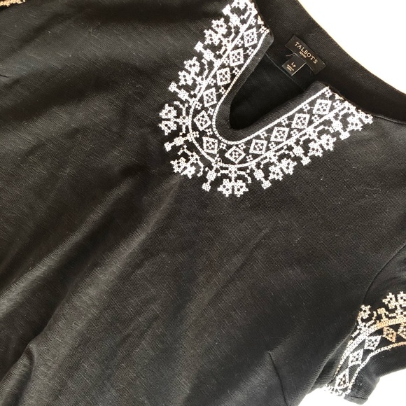 Talbots Black Casual Dress - Picture 4 of 8